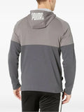 PUMA two-tone long-sleeve hoodie