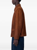 Miu Miu suede zip-fastening jacket