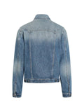 Versace faded-effect denim jacket