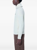 Moncler half-zip ribbed sweater