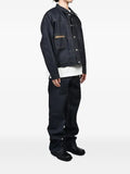 DAIRIKU Rigid boxy-silhouette denim jacket