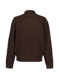 CEDARWOOD Cities distressed zip-up cardigan