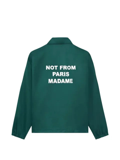 Drôle De Monsieur slogan-print jacket