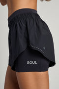 Translucent 2-in-1 HR Short 3"